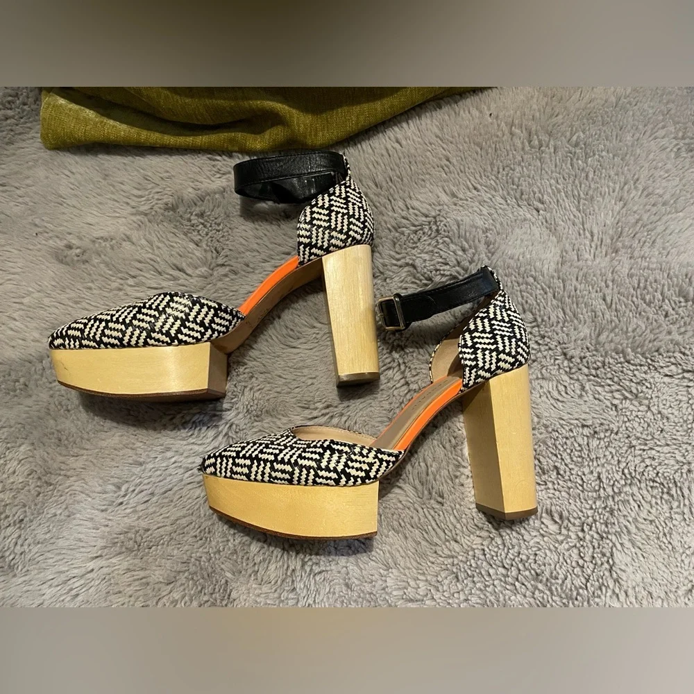 Women’s Loeffler Randall Chunky Heels ( 7.5 ) - Picture 2 of 5